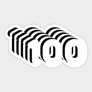 100 Sticker